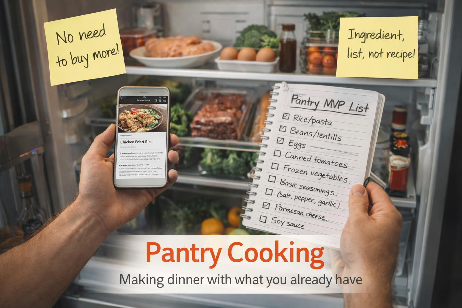 Pantry Cooking: How to Make Dinner with What You Already Have