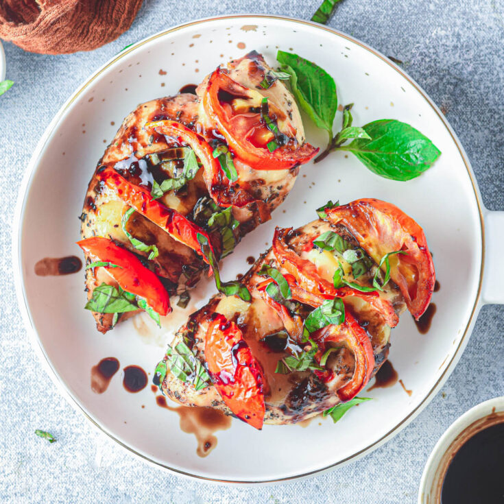 Caprese Stuffed Chicken